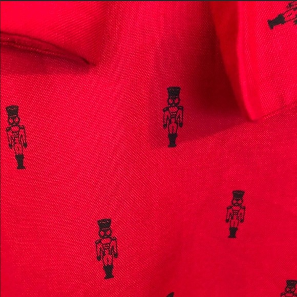 NWT CIRCUS Blouse W/ Nutcrackers Peter Pan Collar - Picture 2 of 8